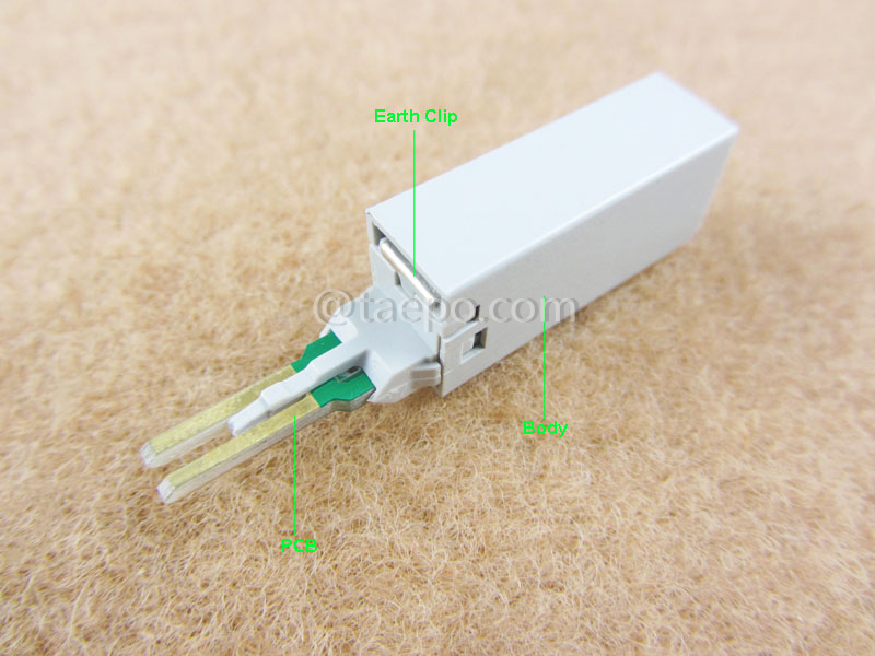 Illustration pictures for 1 pair MDF protector for LSA profile highband module
