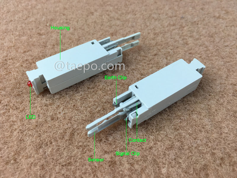Illustration pictures for 1 pair MDF protector for STG module, against over-voltage over-current protection