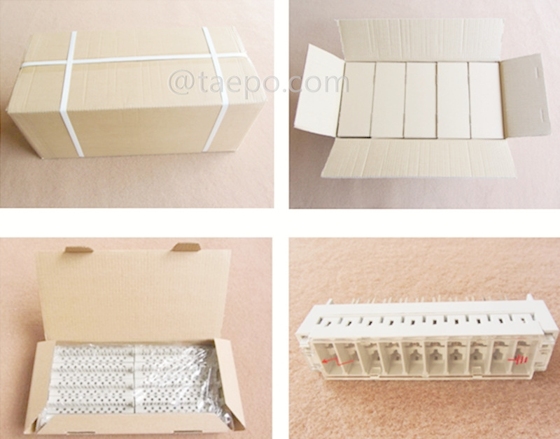 Packing pictures for 10 pairs 3-pole over-voltage protection magazine