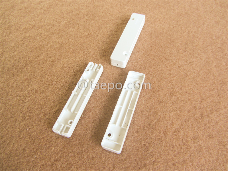 Drop cable splice box, 85x18x11mm, 1 inlet 2 outlets