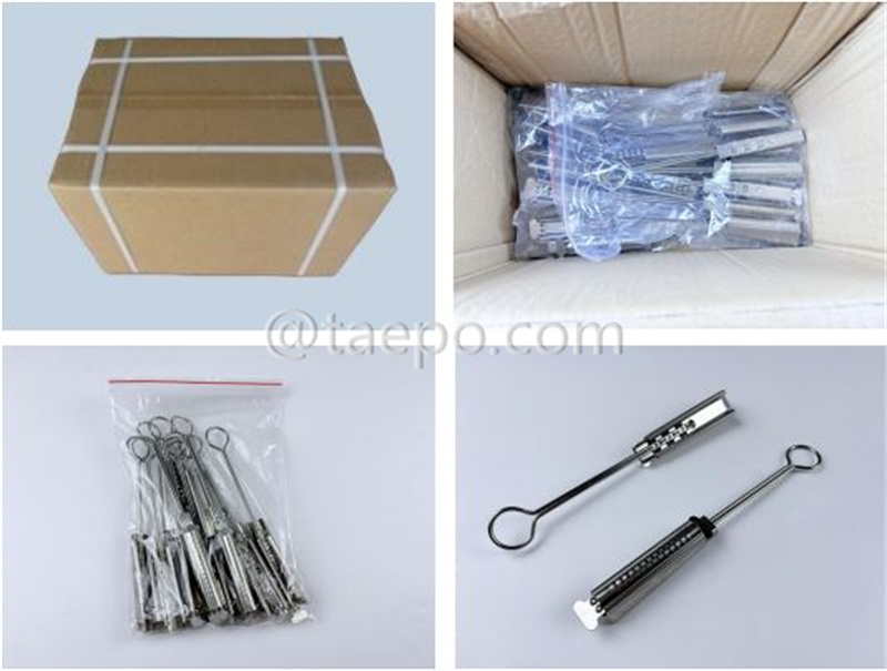 Packing pictures for Anchor clamp for drop cable, diameter 5-7mm
