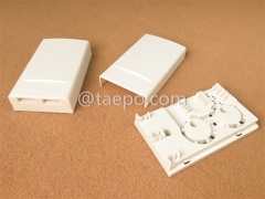 Fiber termination box (FTB), indoor, SC, 4 fibers, plastic housing