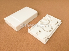 Fiber termination box (FTB), indoor, SC, 4 fibers, plastic housing