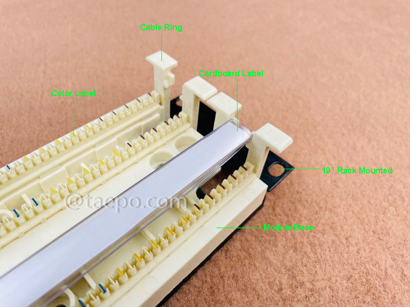 Illustration pictures for 200 pairs 110 Connect cross connect rack mount panel