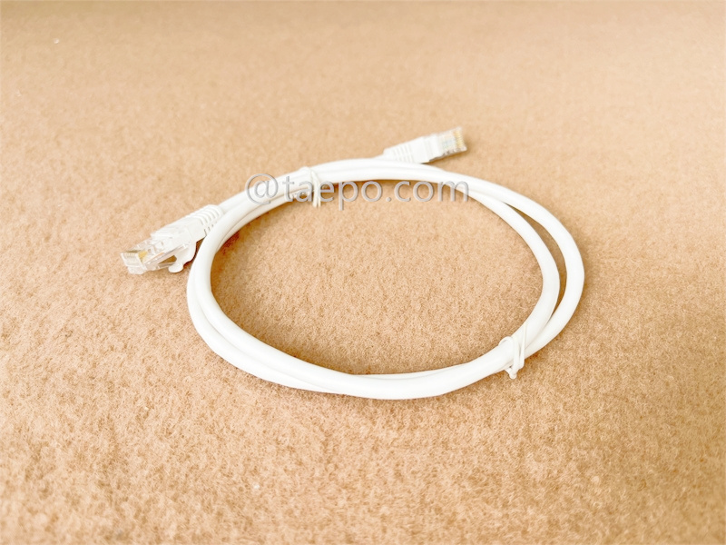 LAN patch cord, CAT5E, UTP, RJ45-RJ45, 1m, bare copper