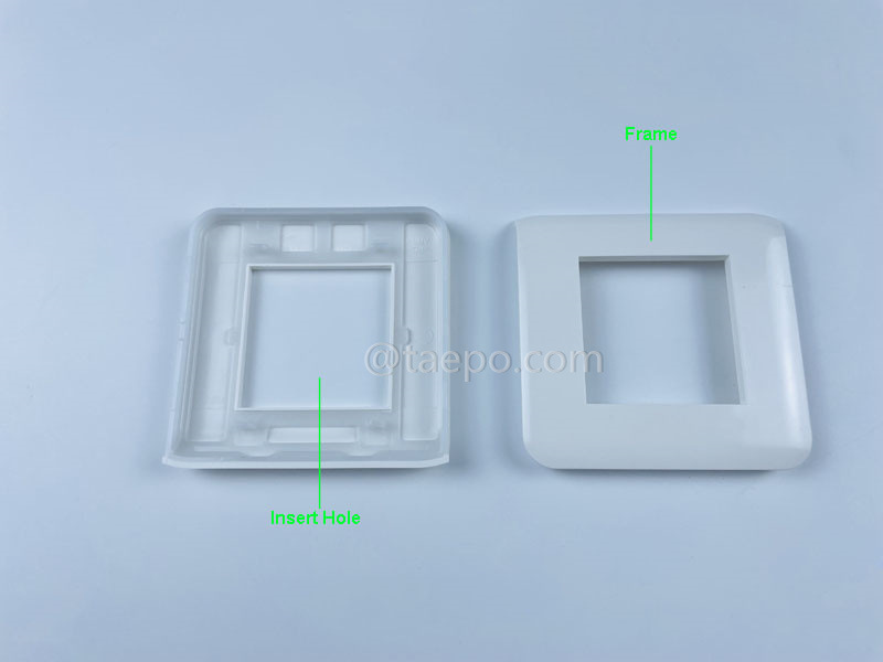 Illustration pictures for Faceplate frame, 80x80mm, French style